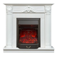Электрокамин RealFlame  Stefania WT-F614 с очагом Majestic Lux Black