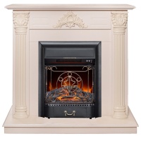 Электрокамин RealFlame  Stefania WT-F612 с очагом Majestic Lux Black