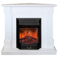 Электрокамин RealFlame  Andrea Corner WT с очагом Majestic Lux Black
