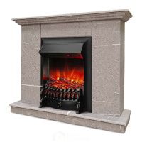 Каминокомплект Хорошие Камины Марс с очагом RealFlame Fobos Lux BL S мрамор