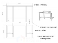 Подставка под каминные топки Kawmet W16-W17