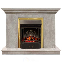 Каминокомплект Хорошие Камины Марс с очагом RealFlame Majestic Lux BR S цемент