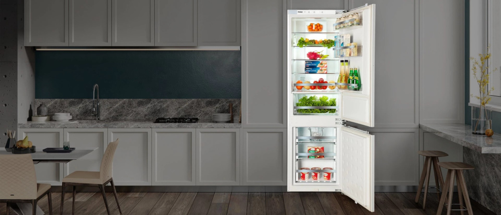Встраиваемый холодильник Haier bcft629twru