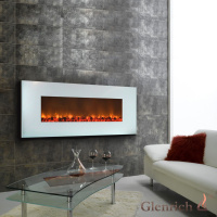 Каминокомплект Glenrich Genius 100 черное стекло