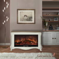 Каминокомплект Glenrich «Версаль S86» с царгой, белый