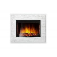 Каминокомплект Electrolux Loft 30 с очагом EFP/P-3320RLS камень белый, белая эмаль