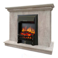 Каминокомплект Хорошие Камины Марс с очагом Royal Flame Fobos FX Black цемент