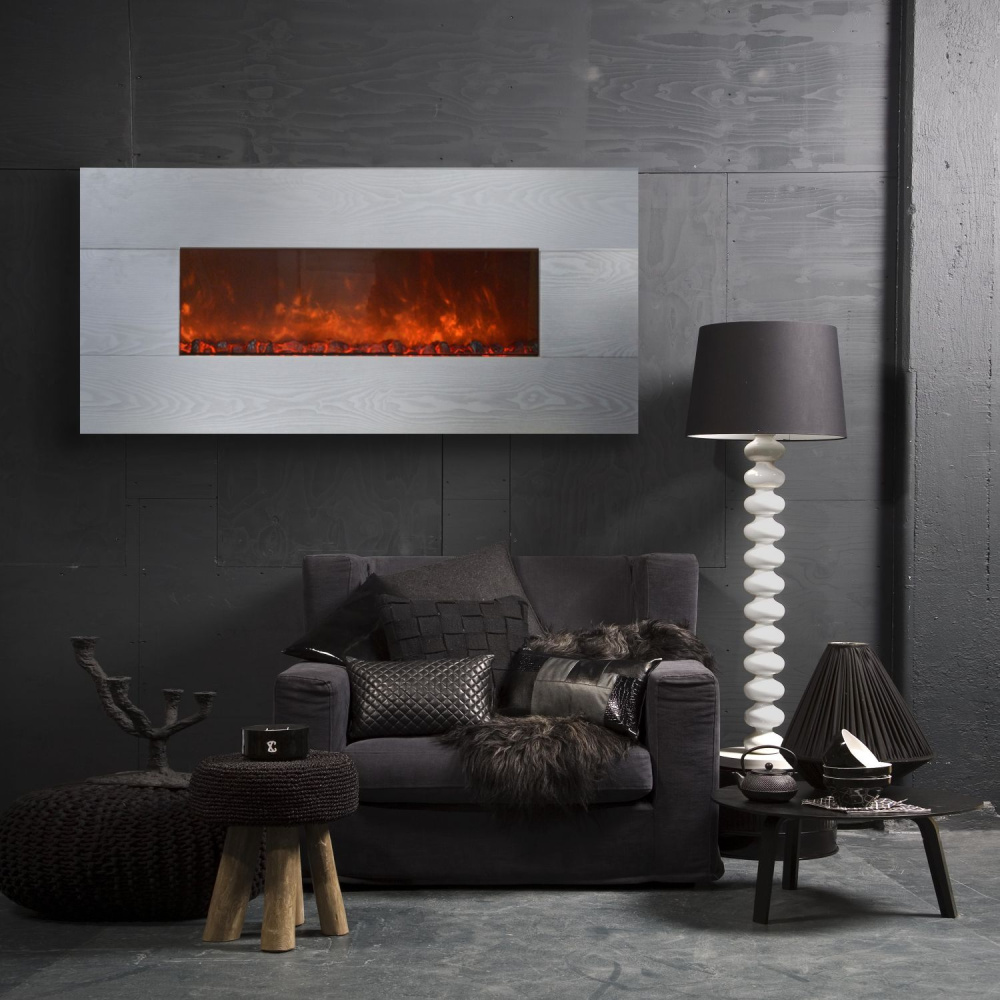 Каминокомплект Glenrich Genius 100 черное стекло