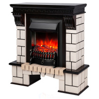 Электрокамин RealFlame Stone STD AO с очагом Fobos Lux Black