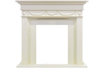 Каминокомплект Dimplex Corfu - Слоновая кость с очагом Danville Antique Brass FB2