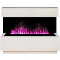 Электрокамин RealFlame Modern CST1000 WT-P614 с очагом 3D Cassette 1000 LED RGB