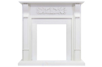 Каминокомплект Royal Flame Venice - Фактурный белый с очагом Aspen Black