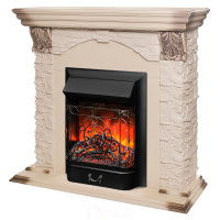 Электрокамин RealFlame  Dublin Lux WT с очагом Majestic Lux Black