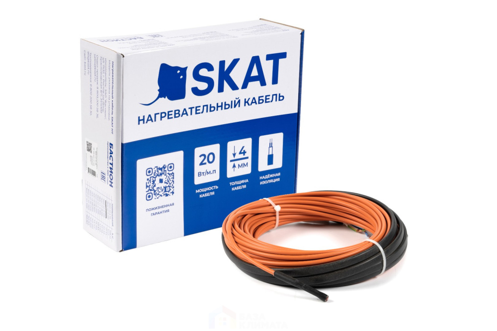 Бастион Нагревательный кабель SKAT HT-5-110