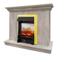 Каминокомплект Хорошие Камины Марс с очагом Royal Flame Fobos FX M Brass цемент