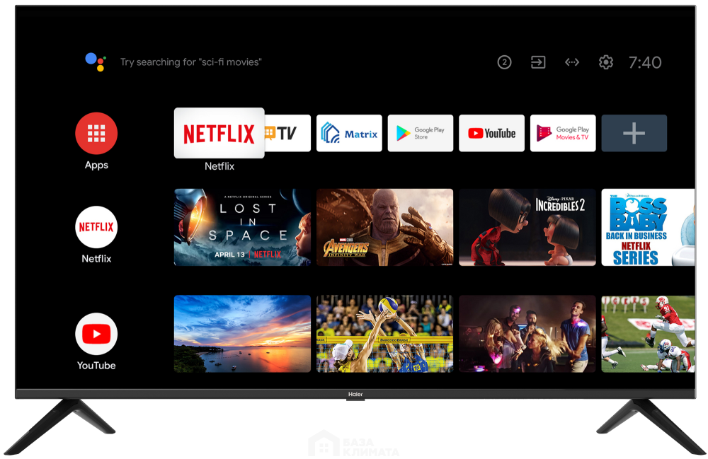 Телевизор Haier 65 Smart TV DX2