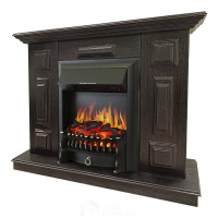 Каминокомплект Хорошие Камины Юпитер с очагом Royal Flame Fobos FX Black венге
