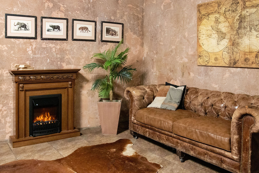 Каминокомплект Dimplex Valletta - Орех с очагом Atherton