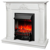 Электрокамин RealFlame  Stefania WT-F614 с очагом Fobos Lux Black RC