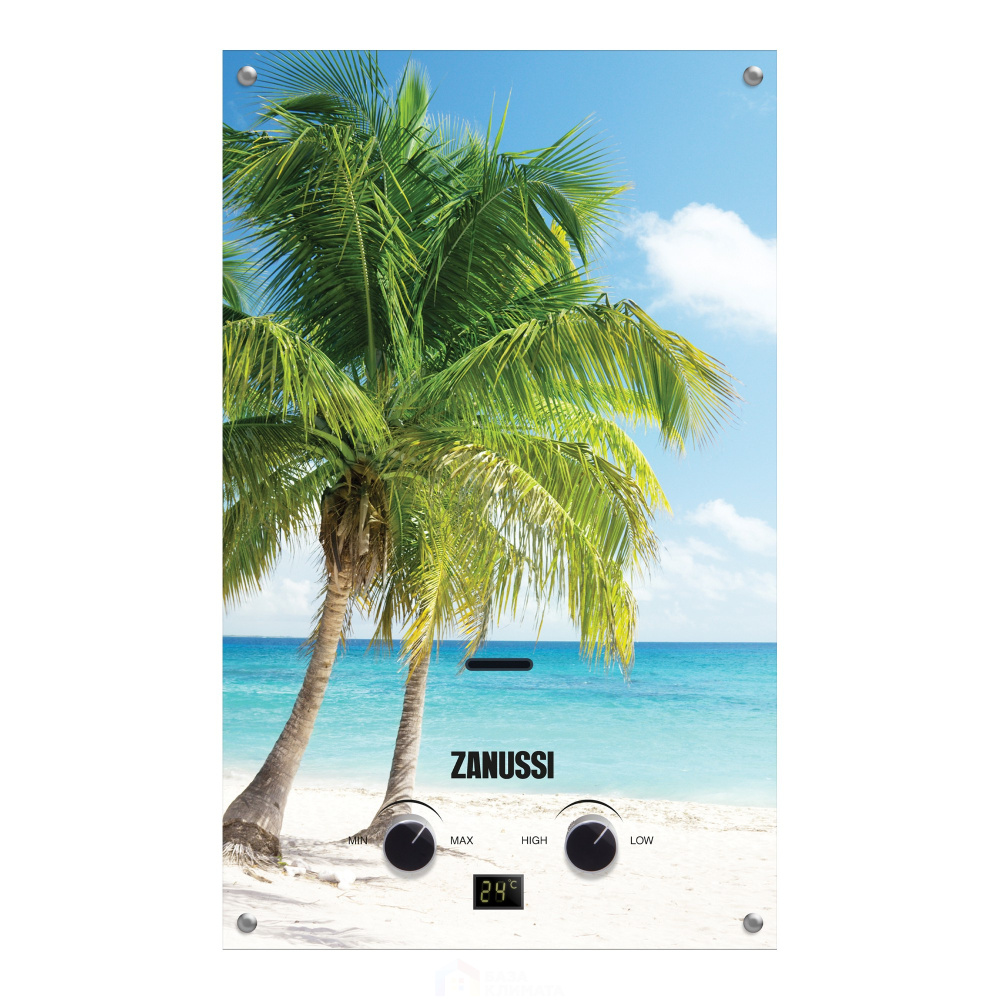 Газовая колонка Zanussi GWH 10 Fonte Glass Paradiso