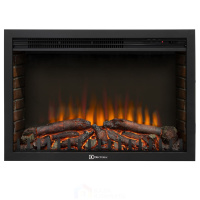 Каминокомплект Electrolux Scala 30 с очагом EFP/P-3320RLS камень сланец скалистый белый, шпон тёмный дуб