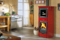 Печь-камин  La Nordica Nicoletta Forno EVO Bordeaux (бордовый)