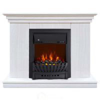 Каминокомплект Хорошие Камины Марс с очагом Royal Flame Aspen Black белое дерево