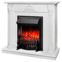 Электрокамин RealFlame Stefania WT-F614 с очагом Fobos Lux Black