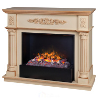 Электрокамин RealFlame  Silvia 26 WT-619B с очагом 3D Cassette 630