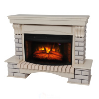 Электрокамин RealFlame  Country 33/33W WT с очагом Firespace 33W
