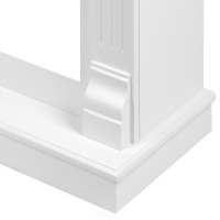 Каминокомплект Electrolux Barocco 25 с очагом EFP/P-2720RLS белый