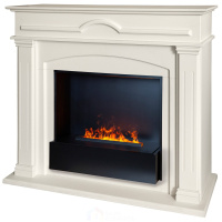 Электрокамин RealFlame  Mirra 26 WT с очагом 3D Cassette 630 Black Panel
