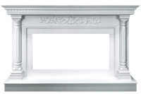 Каминокомплект Royal Flame Sicilia - Белый (Ширина 1530мм) с очагом Vision 42 LOG LED