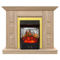 Каминокомплект Хорошие Камины Юпитер с очагом Royal Flame Majestic FX M Brass сосна