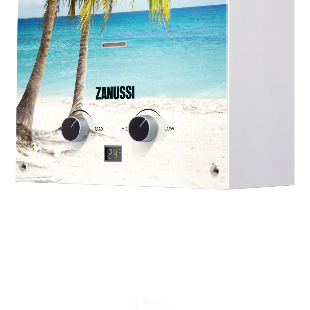 Газовая колонка Zanussi GWH 10 Fonte Glass Paradiso