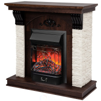 Электрокамин RealFlame  Corfino NT с очагом Majestic Lux Black