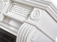 Каминокомплект Electrolux Vittoriano 26/30 с очагом EFP/P-2620RLS белый