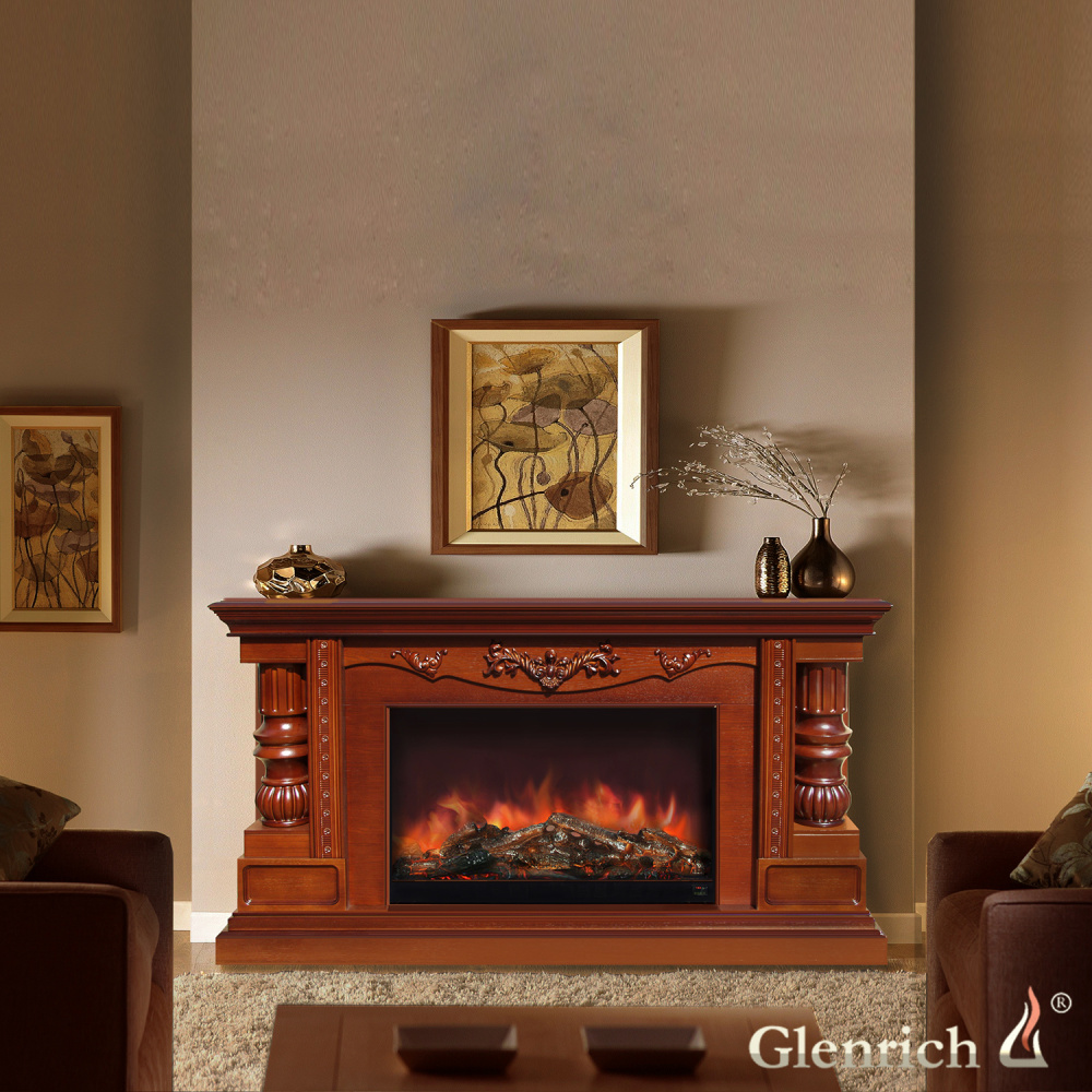 Каминокомплект Glenrich Консул Premier S86 дуб