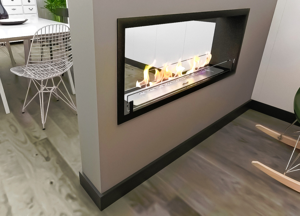 Биокамин Estetic Flame Contour сквозной 1100