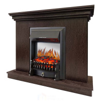 Каминокомплект Хорошие Камины Марс с очагом Royal Flame Fobos FX M Black венге
