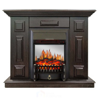 Каминокомплект Хорошие Камины Юпитер с очагом Royal Flame Fobos FX M Black венге