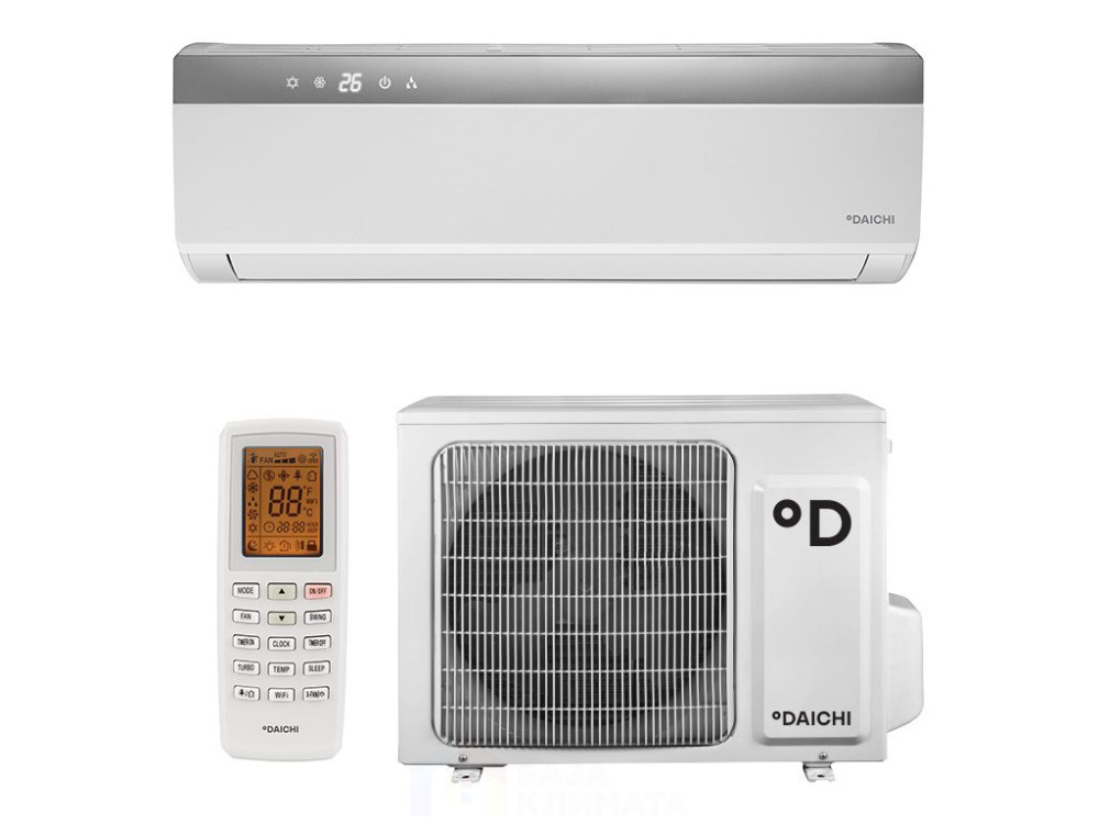 Сплит-система настенная Daichi DA60AVQS1-S / DF60AVS1 серый inverter