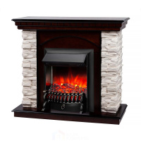 Электрокамин RealFlame Elford AO с очагом Fobos Lux Black