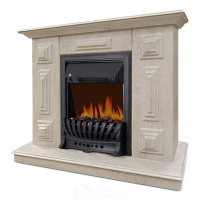 Каминокомплект Хорошие Камины Юпитер с очагом Royal Flame Aspen Black цемент