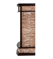 Каминокомплект Electrolux Scala Classic с очагом Classic EFP/P-1020LS камень сланец скалистый бурый, шпон тёмный дуб