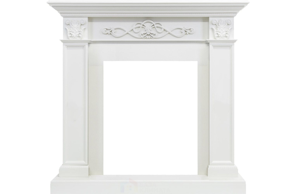 Каминокомплект Royal Flame Verona - Белый дуб с очагом Aspen Gold