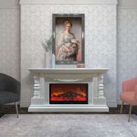 Каминокомплект Glenrich Консул Premier S86 белый