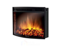 Каминокомплект Electrolux Porto 30U (угловой) с очагом EFP/P-3320RLS камень черный, шпон венге