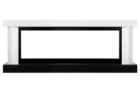 Каминокомплект Royal Flame Vancouver 60 - Белый с черным с очагом Vision 60 LED