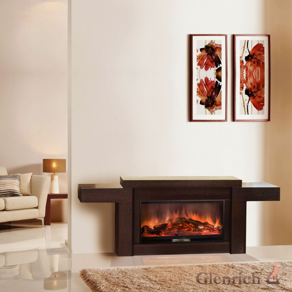 Каминокомплект Glenrich Европа Delux Premier S86 дуб